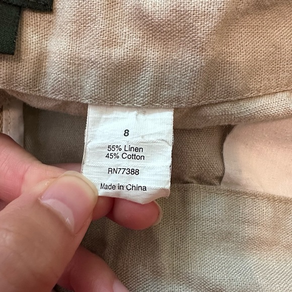 J. Crew Linen Blend City Fit Drawstring Bermuda Shorts - Picture 8 of 8